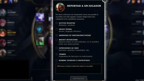 Riot anuncia la llegada de los reportes y muteos en la Selección de Campeones de League of Legends