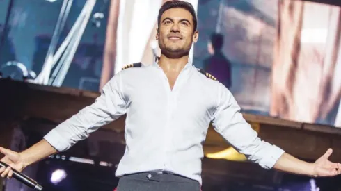 Carlos Rivera durante un concierto en Madrid. Foto: Getty Images