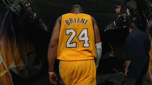 Kobe Bryant en un juego con los Lakers (Getty)