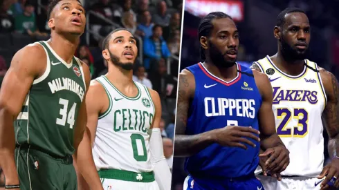 Los equipos que serían finalistas de cada conferencia (Getty Images).