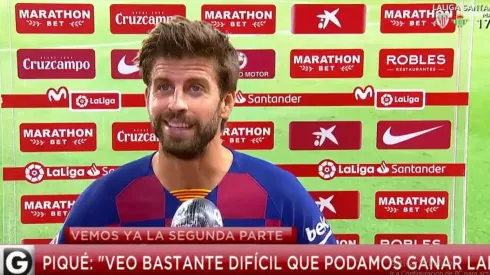 El palo de Piqué ahora que Barcelona no depende de sí mismo