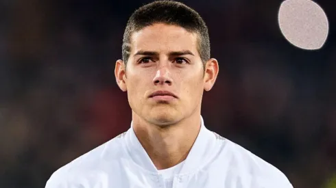 James Rodríguez, jugador colombiano del Real Madrid.