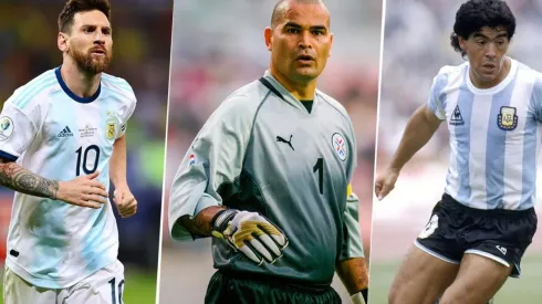 Para Chilavert no hay dudas: Messi es más que Maradona (Fotos: Getty)