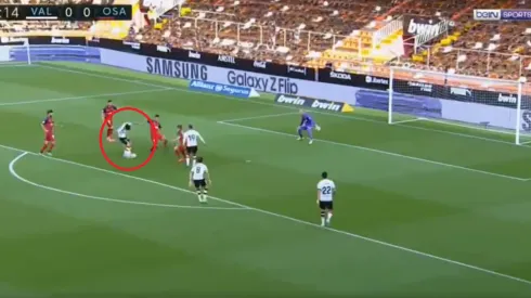 Guedes se vistió de Messi y nos regaló uno de los goles más lindos de la fecha (Foto: Captura)