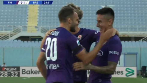 El festejo de Germán Pezzella.