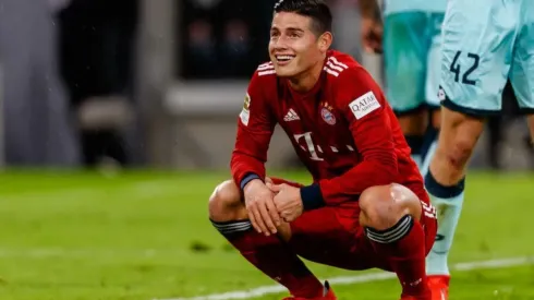 James Rodríguez en su última temporada con el Bayern Múnich.