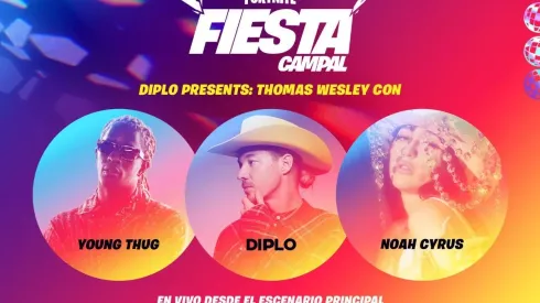 Fecha y Hora para el concierto de Diplo en Fortnite