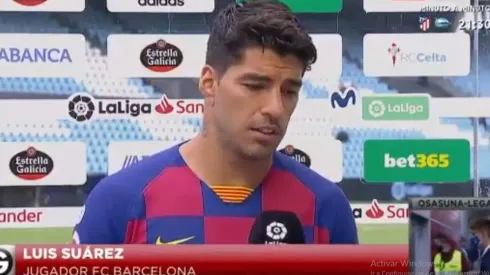 A Suárez le preguntaron por la mala racha: "Para eso están los entrenadores"