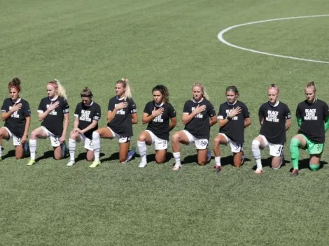 VIDEO: la protesta de las jugadoras de NWSL en el himno nacional