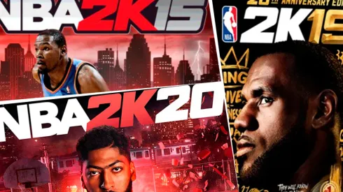 Kevin Durant, Anthony Davis y LeBron James (Getty Images)