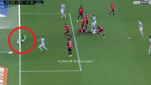 La jugada de la polémica en la que participó Jeison Murillo.