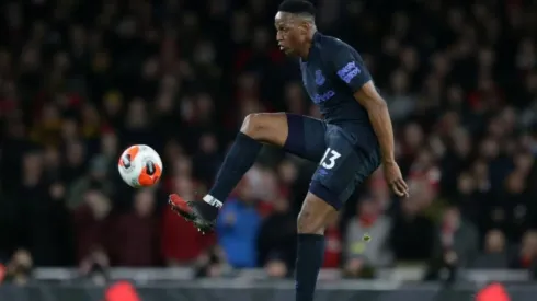 Yerry Mina, jugador del Everton de Inglaterra.