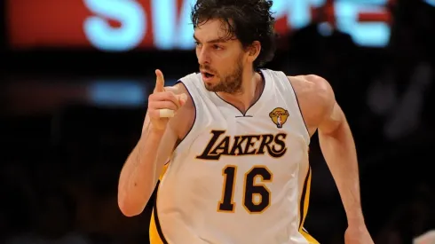 Pau Gasol en los Lakers (Getty)