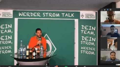 Claudio Pizarro brindó una conferencia de prensa este miércoles.