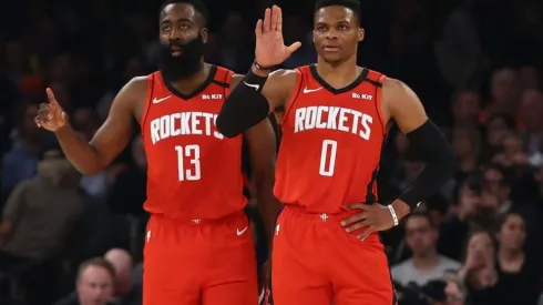 James Harden y Russell Westbrook (Getty Images)