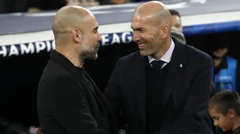 Zidane y Guardiola. (Getty)