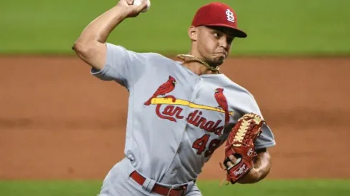 Jordan Hicks, lanzador de los Cardinals (Getty Images)