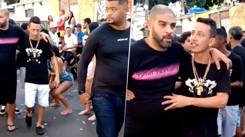 El video de Adriano saliendo borracho de una fiesta en una favela de Brasil