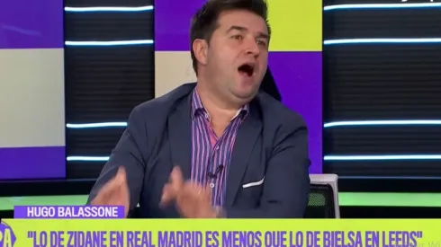 Balassone: "Lo de Zidane en Real Madrid es menos que lo de Bielsa en Leeds"