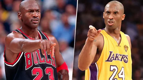 Michael Jordan y Kobe Bryant (Getty Images)