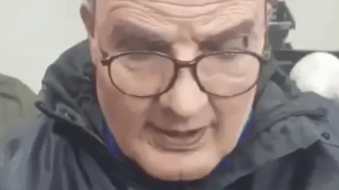 Martín Bossi personificando a Marcelo Bielsa.