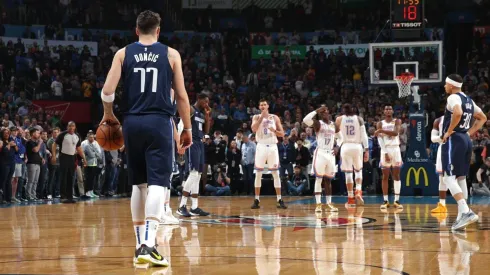 Luka Doncic en los Mavericks, NBA (Getty)