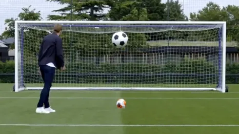 Harry Kane y su puntería para averiguar el género de su hijo.