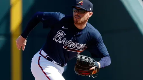 Freddie Freeman, primera base de los Braves (Getty Images)