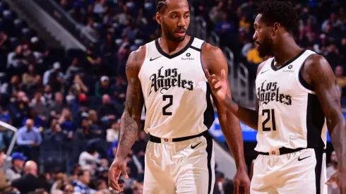 Kawhi Leonard y Patrick Beverley (Getty)