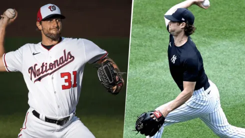 Max Scherzer y Gerrit Cole (Getty Images)