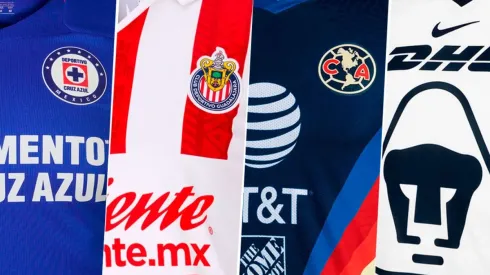 Cruz Azul, Chivas, América y Pumas presentaron sus nuevos uniformes para el Guard1anes 2020. (Joma/Puma/Nike)