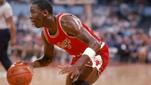 Michael Jordan en su primera temporada con los Bulls (Getty Images)