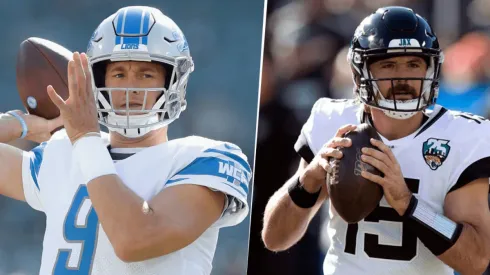 Matthew Stafford y Gardner Minshew (Getty Images)