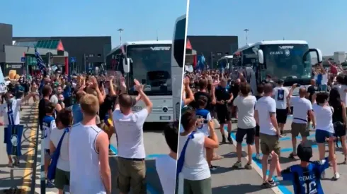 Como héroes: así fue el recibimiento al Atalanta a su regreso a Italia