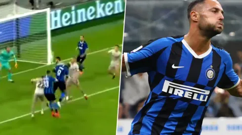 Otra vez de cabeza: D'Ambrosio puso el 2-0 del Inter contra Shaktar