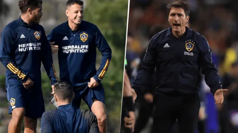 Guillermo Barros Schelotto habló sobre Jonathan dos Santos y Chicharito Hernández (Getty Images)