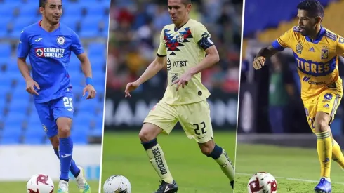 Cruz Azul, América y Tigres (Getty)