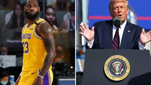 Una pelea más entre LeBron James y Donald Trump | Foto: Getty Images
