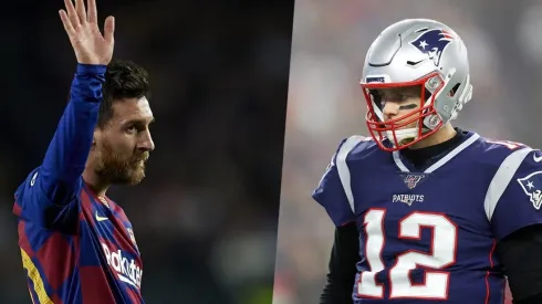 Tom Brady y Lionel Messi (Getty)