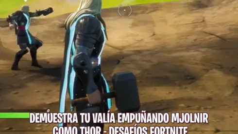 Desafíos Fortnite: Demuestra tu valía empuñando Mjolnir como Thor