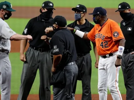La histórica protesta de Houston Astros y Oakland Athletics en el Día de Jackie Robinson en MLB