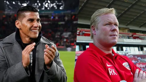 Carlos Salcido y Ronald Koeman (Getty)