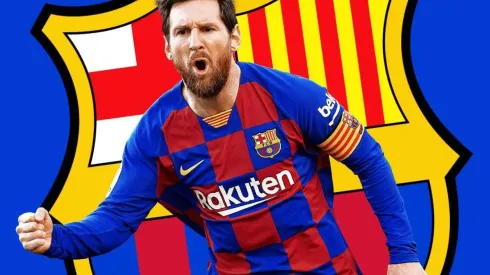 Foto de Lionel Messi, jugador de Barcelona.