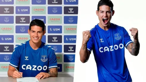 James Rodríguez, nuevo jugador del Everton de Inglaterra.