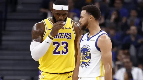 LeBron James y Stephen Curry (Getty Images)