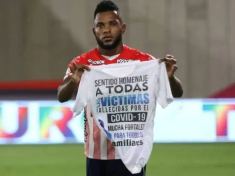 Borja le dedicó el gol a las víctimas por el coronavirus