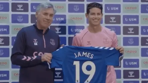 James Rodríguez dio su primera conferencia de prensa como jugador del Everton