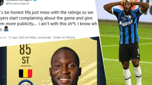 El fuerte tuit de Lukaku contra FIFA por los puntajes