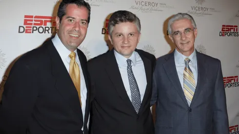 Álvaro Martín John Sutcliffe y Raúl Allegre (Getty Images)