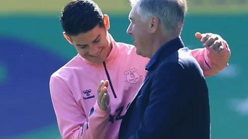 Ancelotti presume con su jugador favorito: "Con James, Cristiano hizo 56 goles"